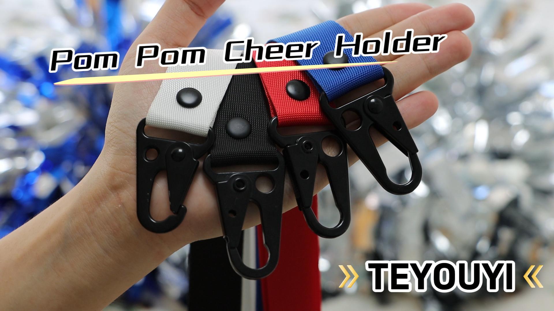 Amazon.com : TEYOUYI Pom Pom Holder for Cheerleaders Backpack
